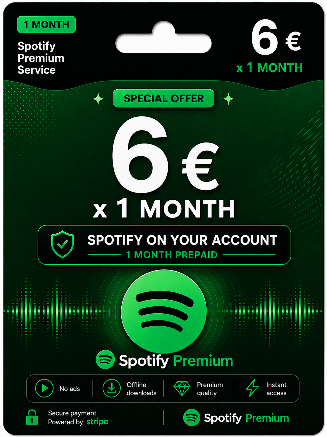 Spotify Premium 1 Month